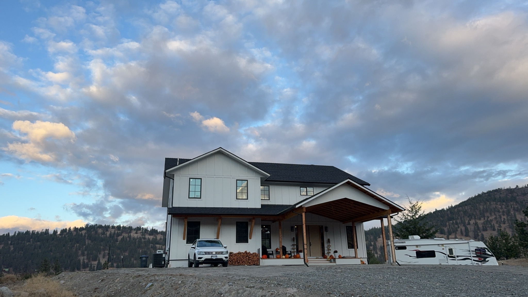 Custom home completed in Garnet Valley, British Columbia